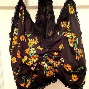 EUC Torrid floral racerback bralette